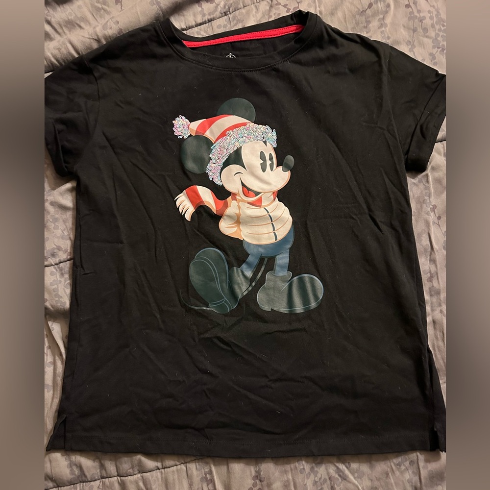 Black Mickey Mouse T-Shirt